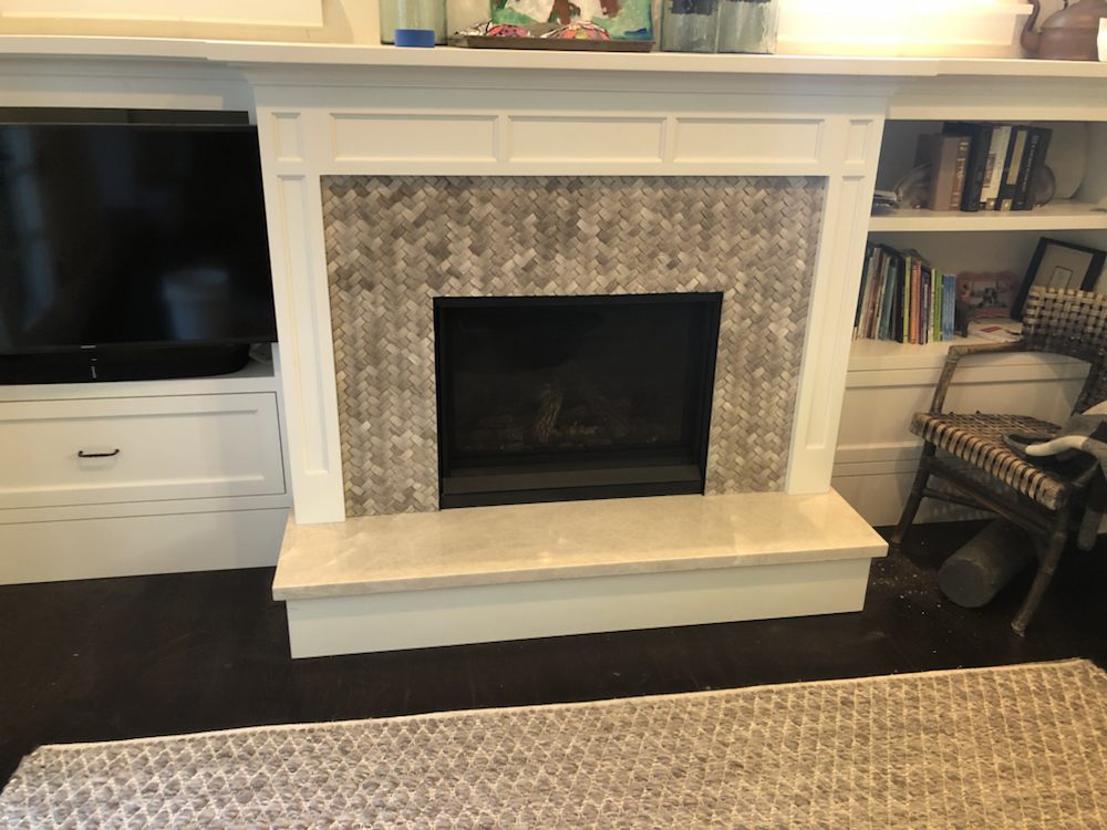 Fireplace Tile Installation